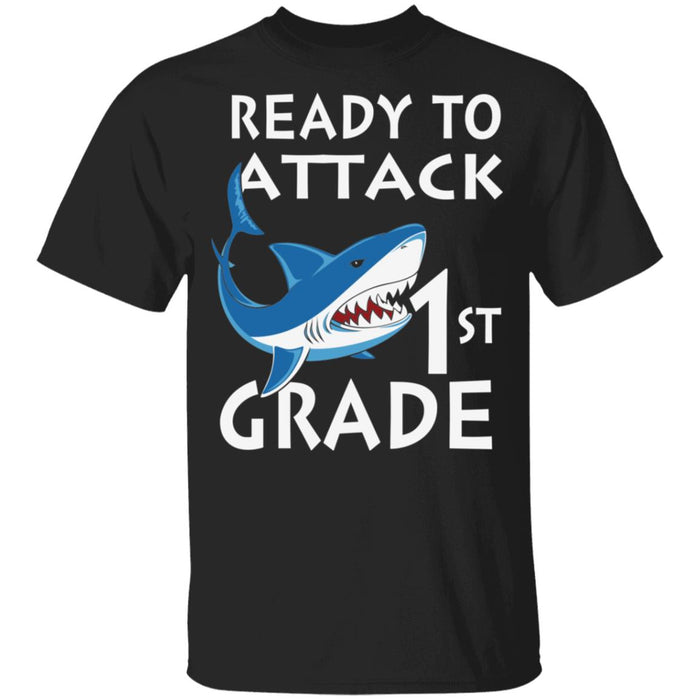 Back to School Ready To Attack 1st Grade Youth T-Shirt