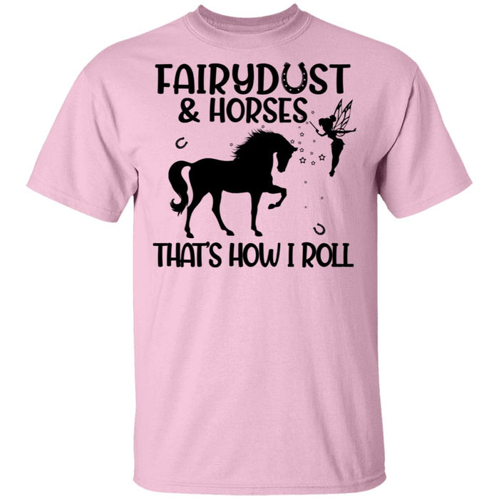 Unisex T Shirt, Fairydust and Horses