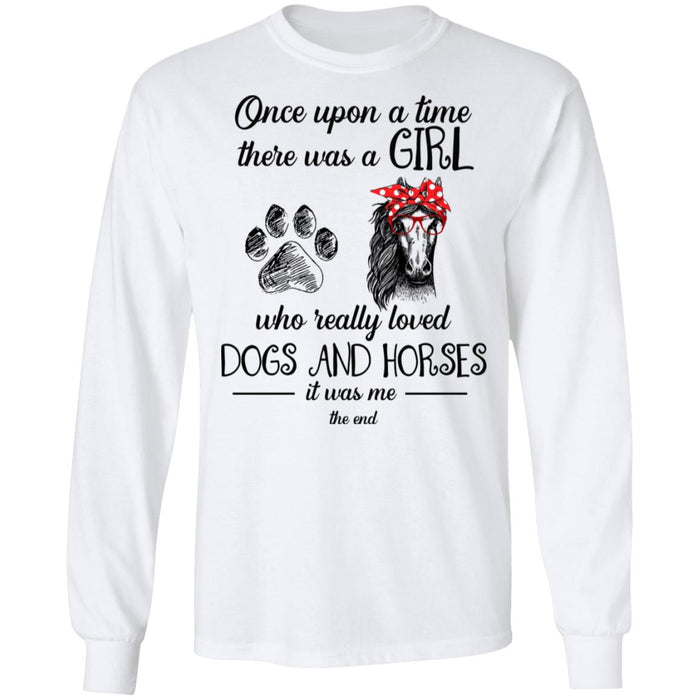 Once Upon A Time Dogs and Horses Lovers Shirt