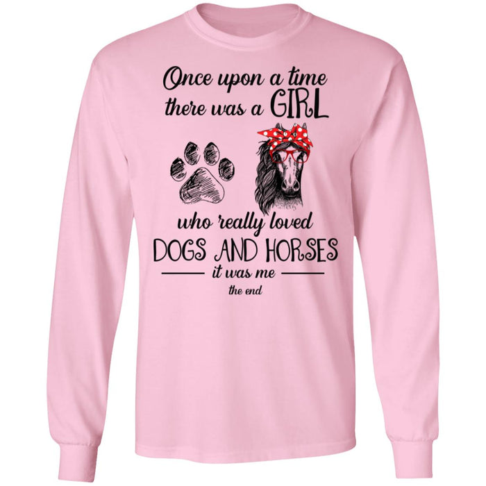 Once Upon A Time Dogs and Horses Lovers Shirt