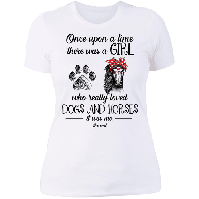 Once Upon A Time Dogs and Horses Lovers Shirt