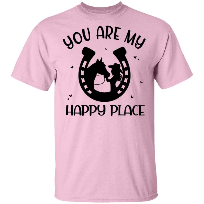 You Are My Happy Place Horse Lovers Shirt