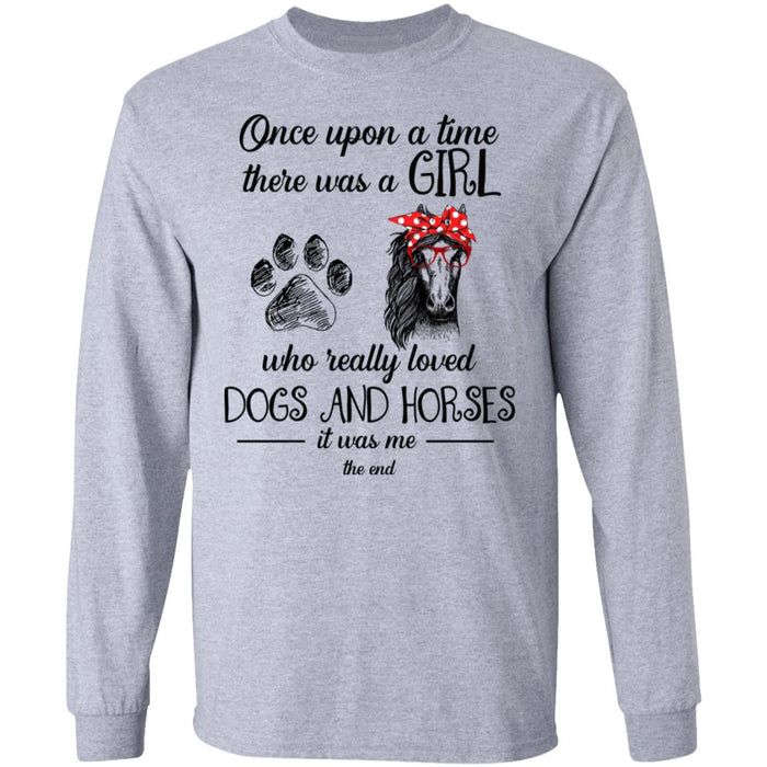 Once Upon A Time Dogs and Horses Lovers Shirt